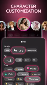 Lovia: AI Character Chat screenshot 7