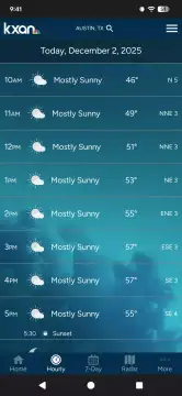 KXAN Weather screenshot 2
