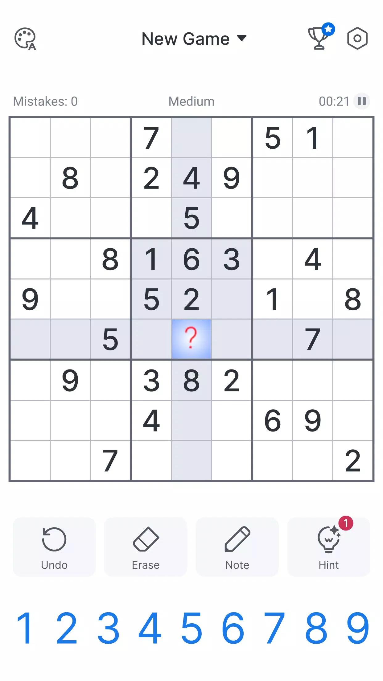 Sudoku screenshot 4