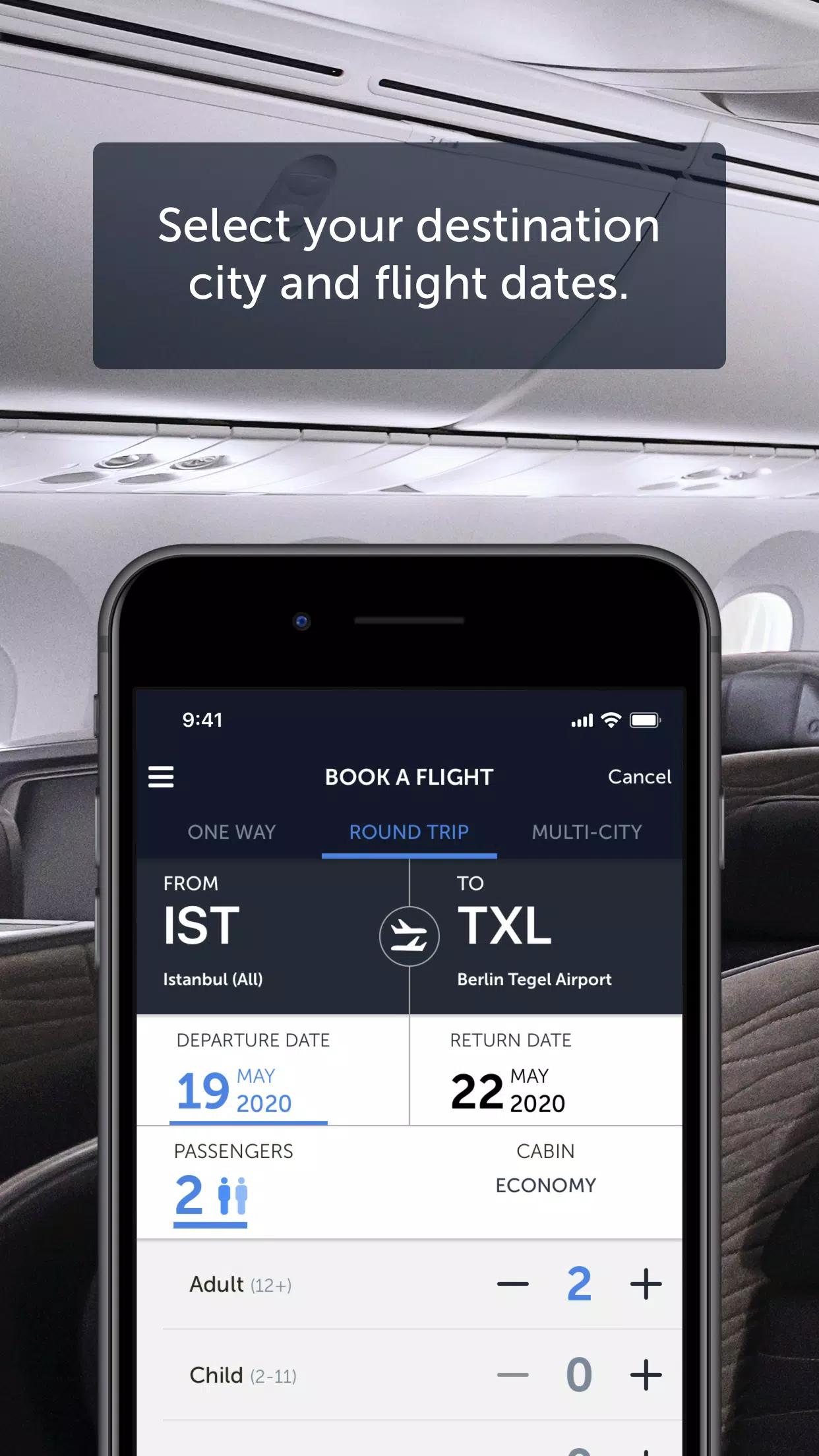 Turkish Airlines screenshot 1