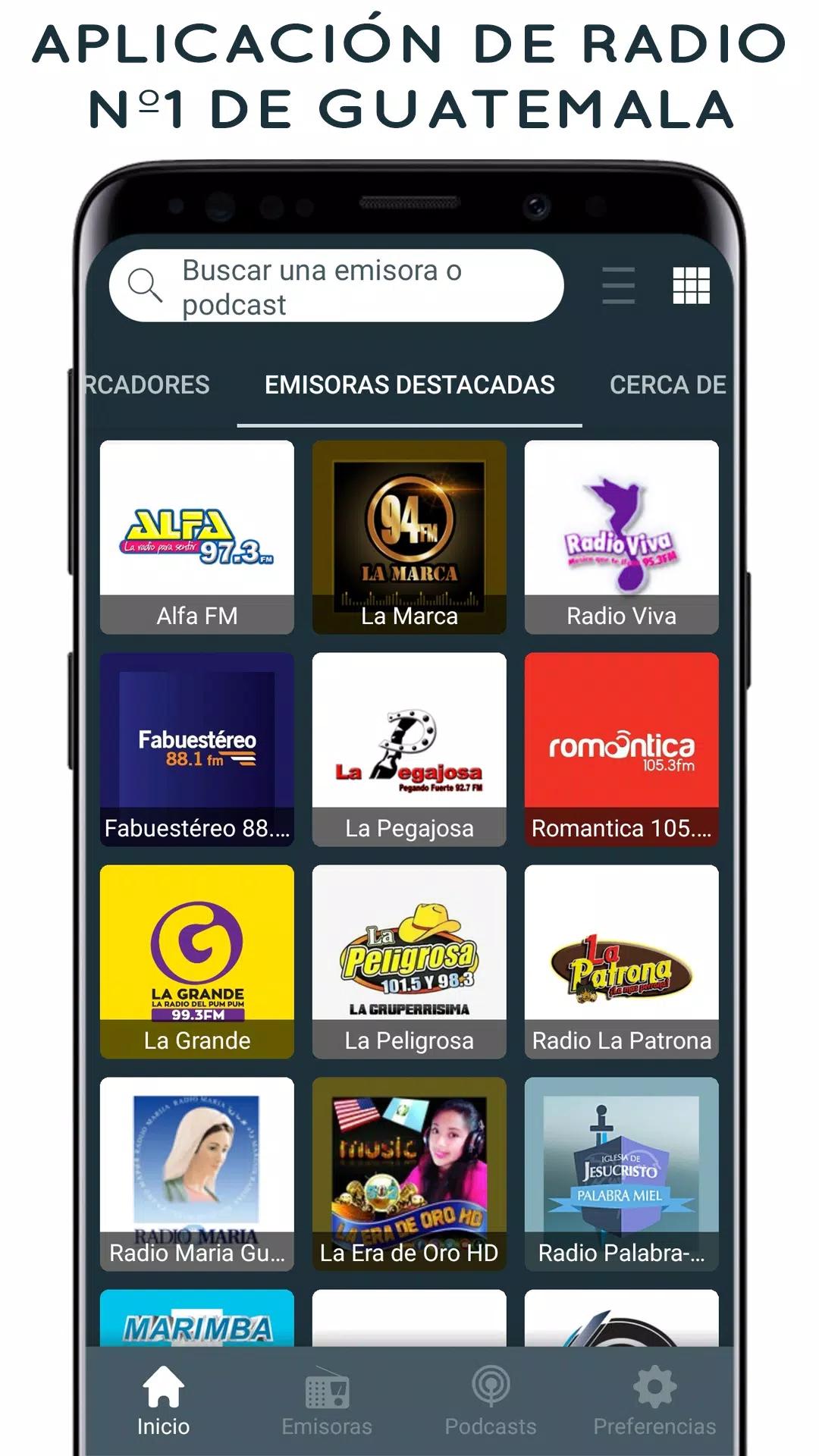 Radios de Guatemala - FM Radio screenshot 5