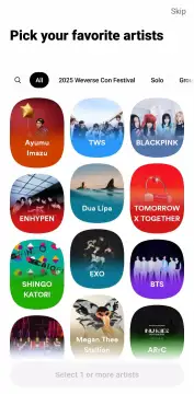 Weverse screenshot 8