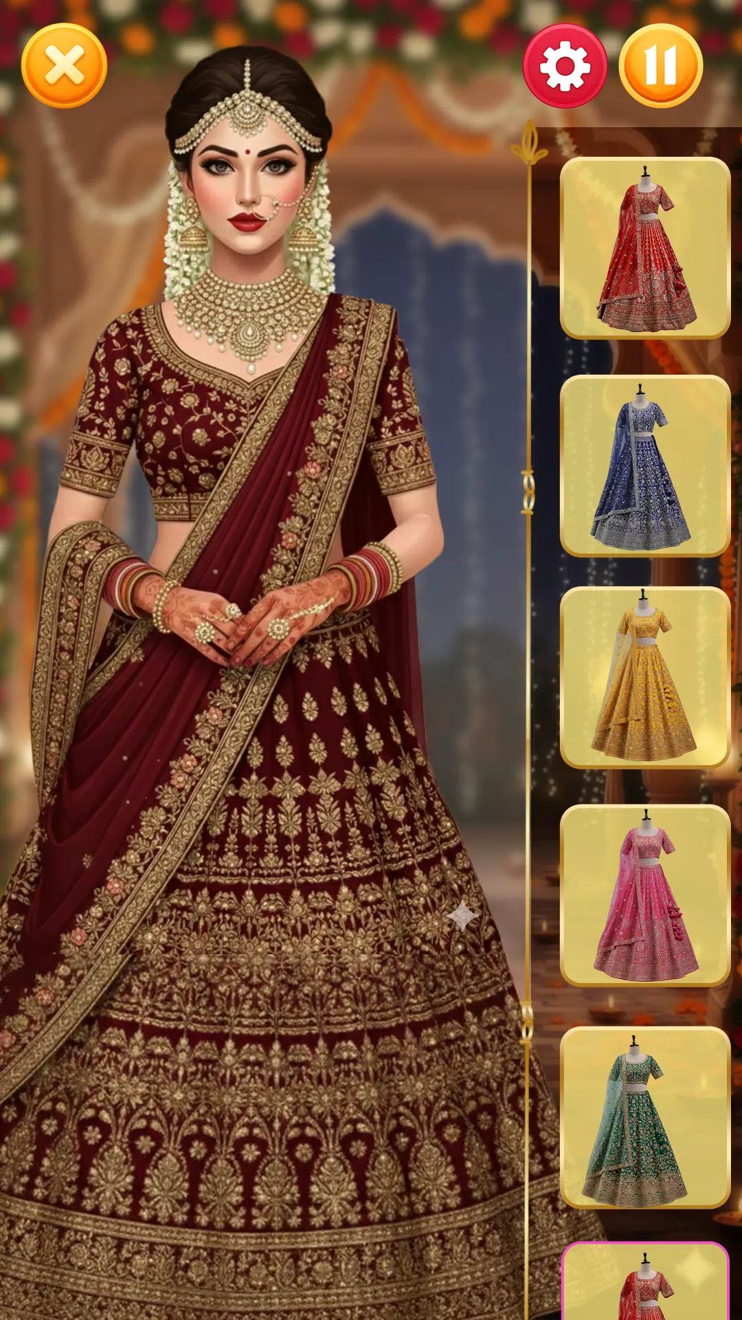 Bridal Dress up Wedding Makeup screenshot 13