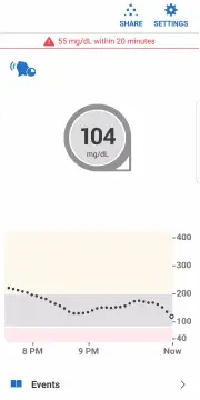 Dexcom G6 screenshot 3