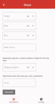 Concrete Calculator screenshot 4
