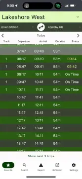 GO Train Schedules and Claims screenshot 3
