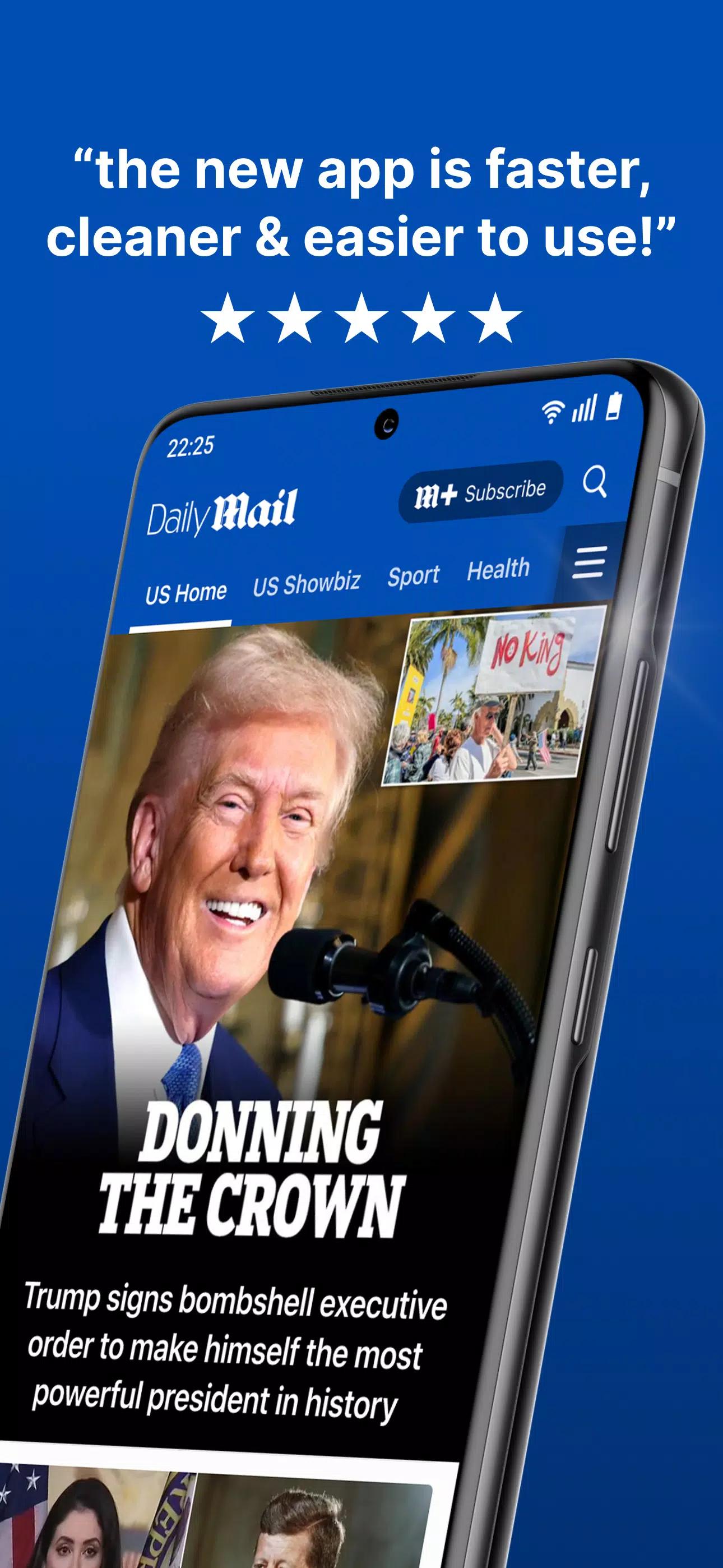 Daily Mail: Breaking News screenshot 1