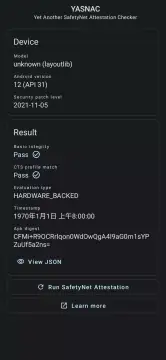 YASNAC - SafetyNet Checker screenshot 3