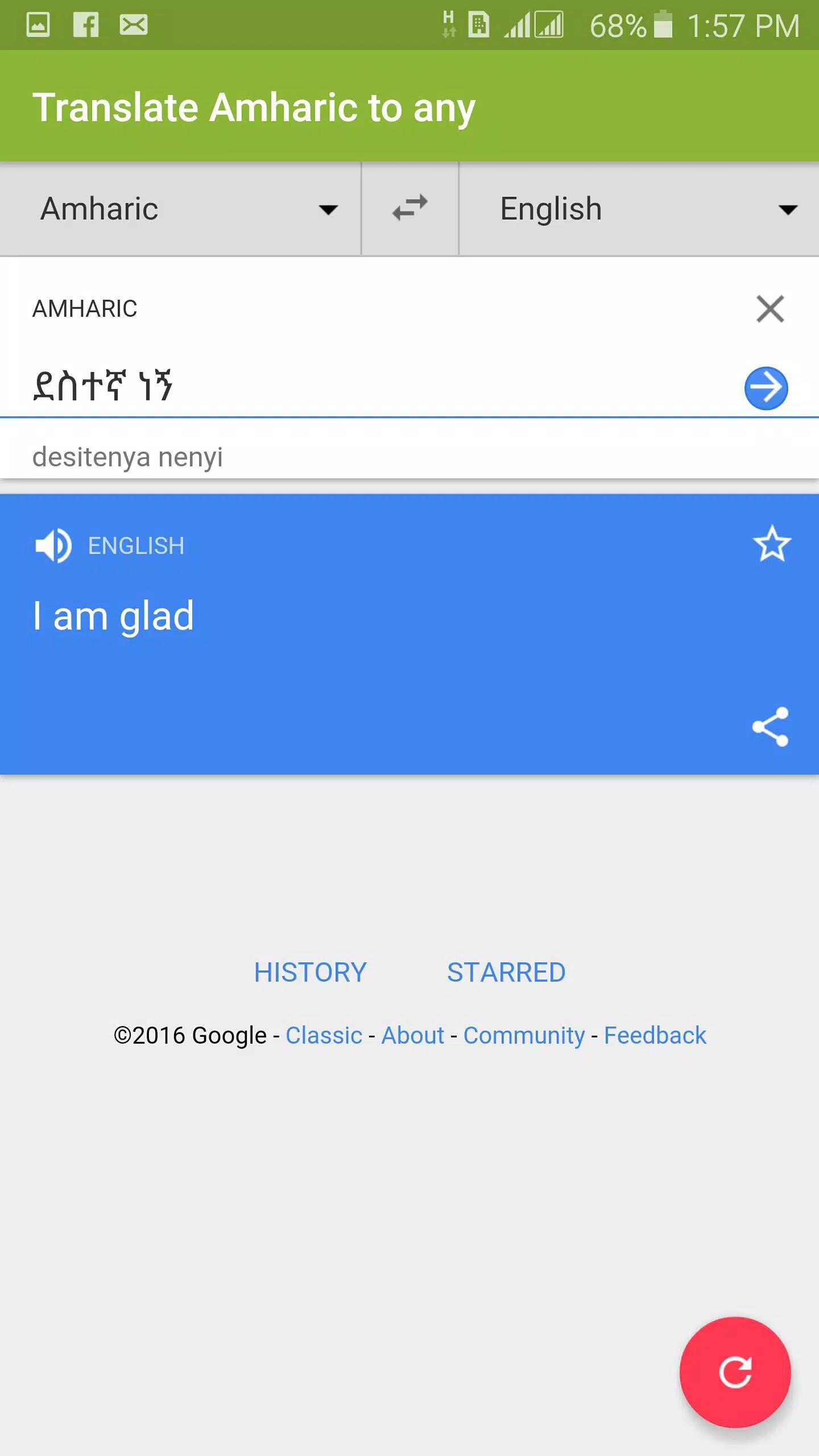 Amharic Dictionary screenshot 9