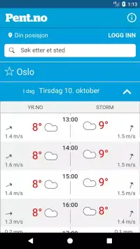 VG Pent.no screenshot 2