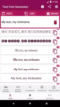 Text Font Generator screenshot 1