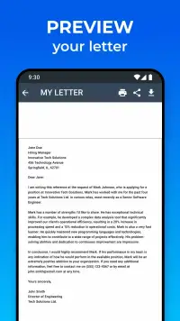 Recommendation Letter screenshot 6