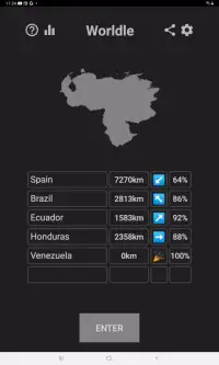 Worldle screenshot 13