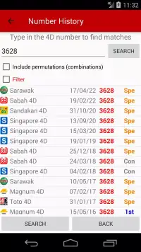 Live 4D Results screenshot 5