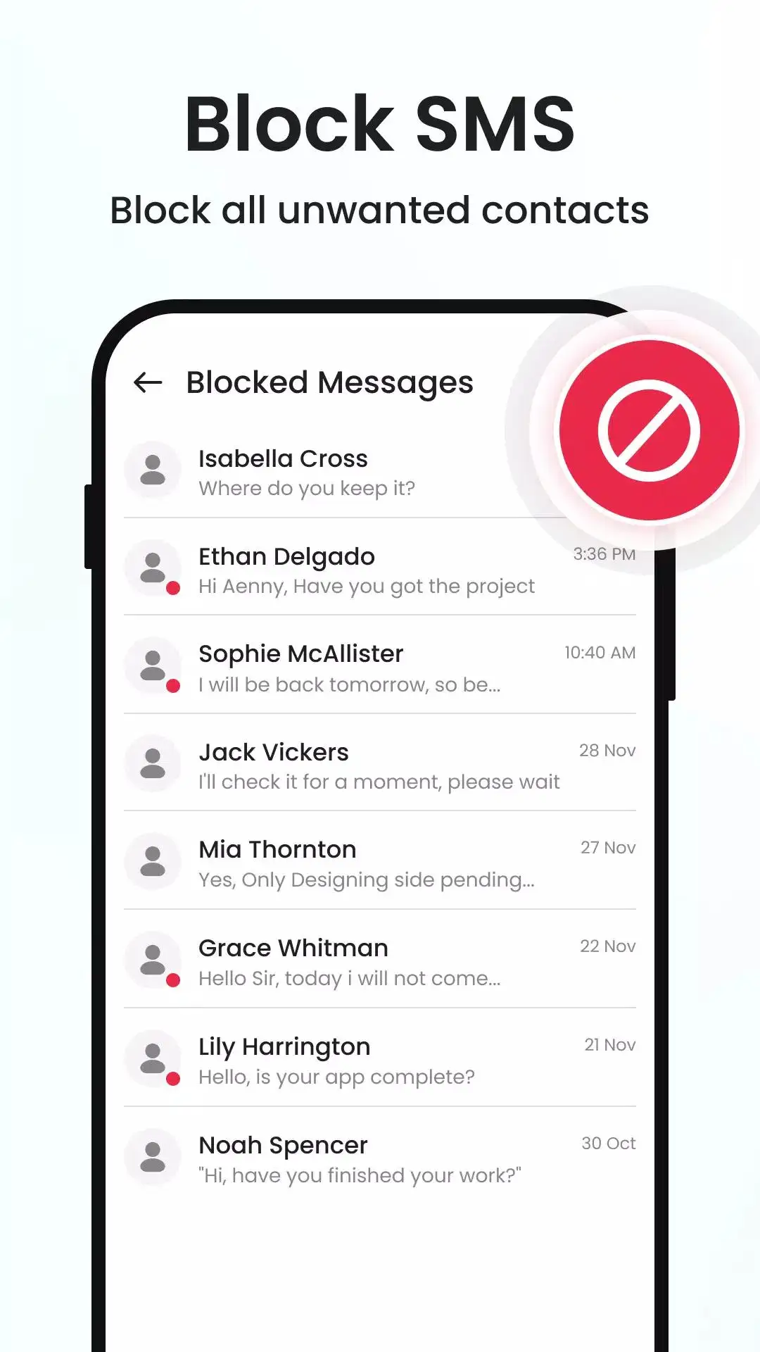 Messenger: Messages SMS App screenshot 4