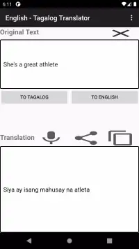 English - Tagalog Translator screenshot 3