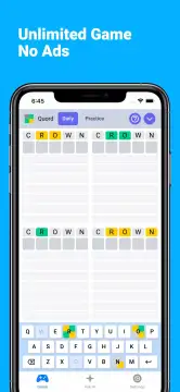 Quad Word | Daily Word Guess screenshot 1