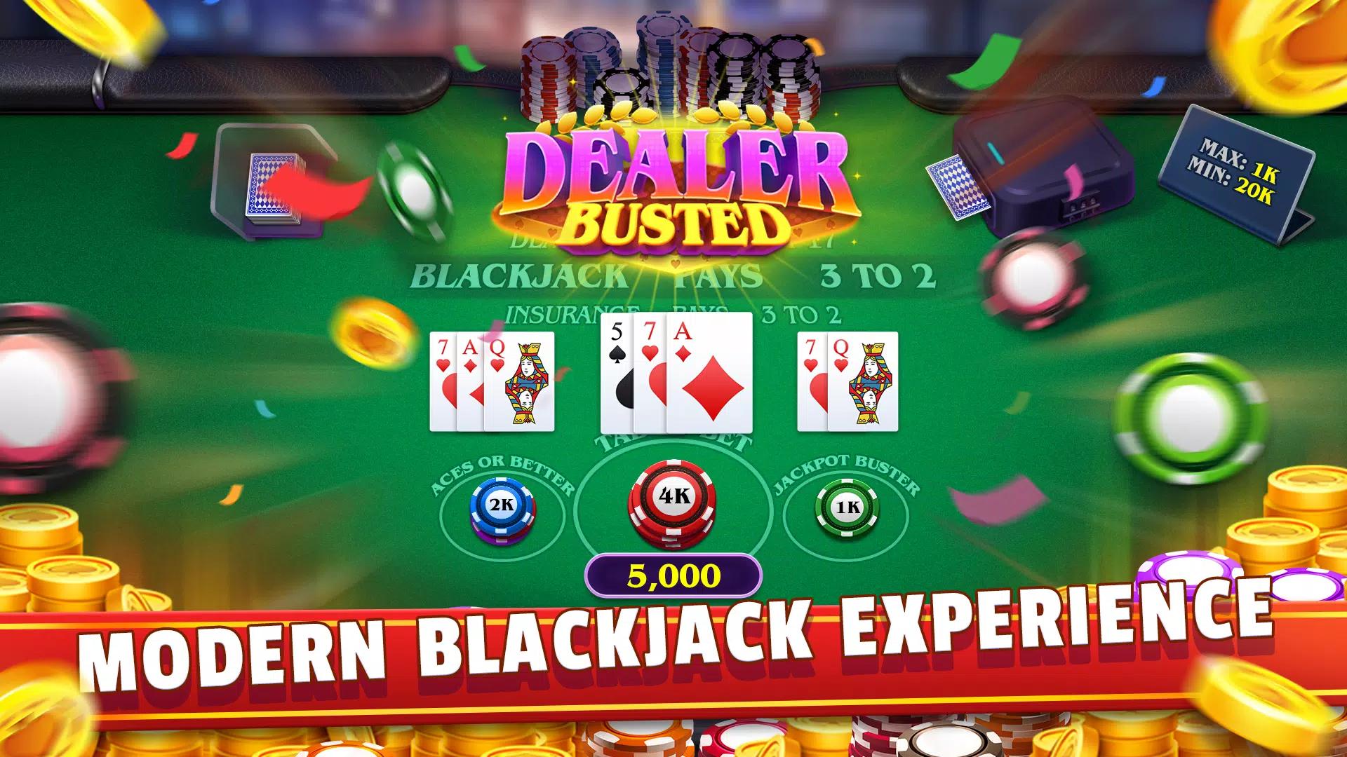 Modern Blackjack screenshot 1