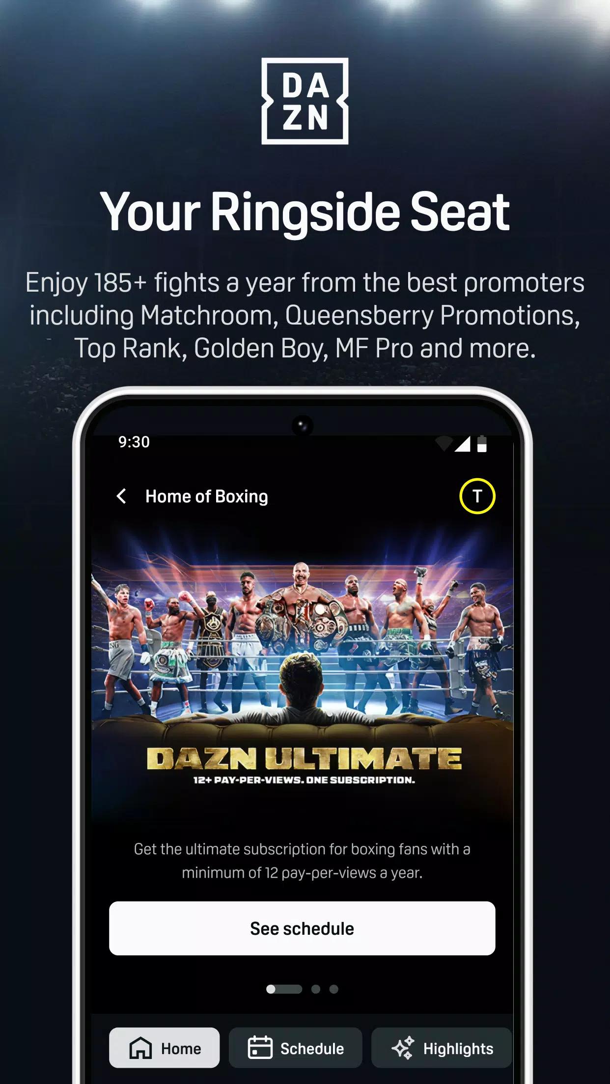 DAZN screenshot 2