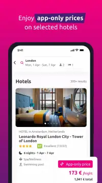 lastminute.com screenshot 2