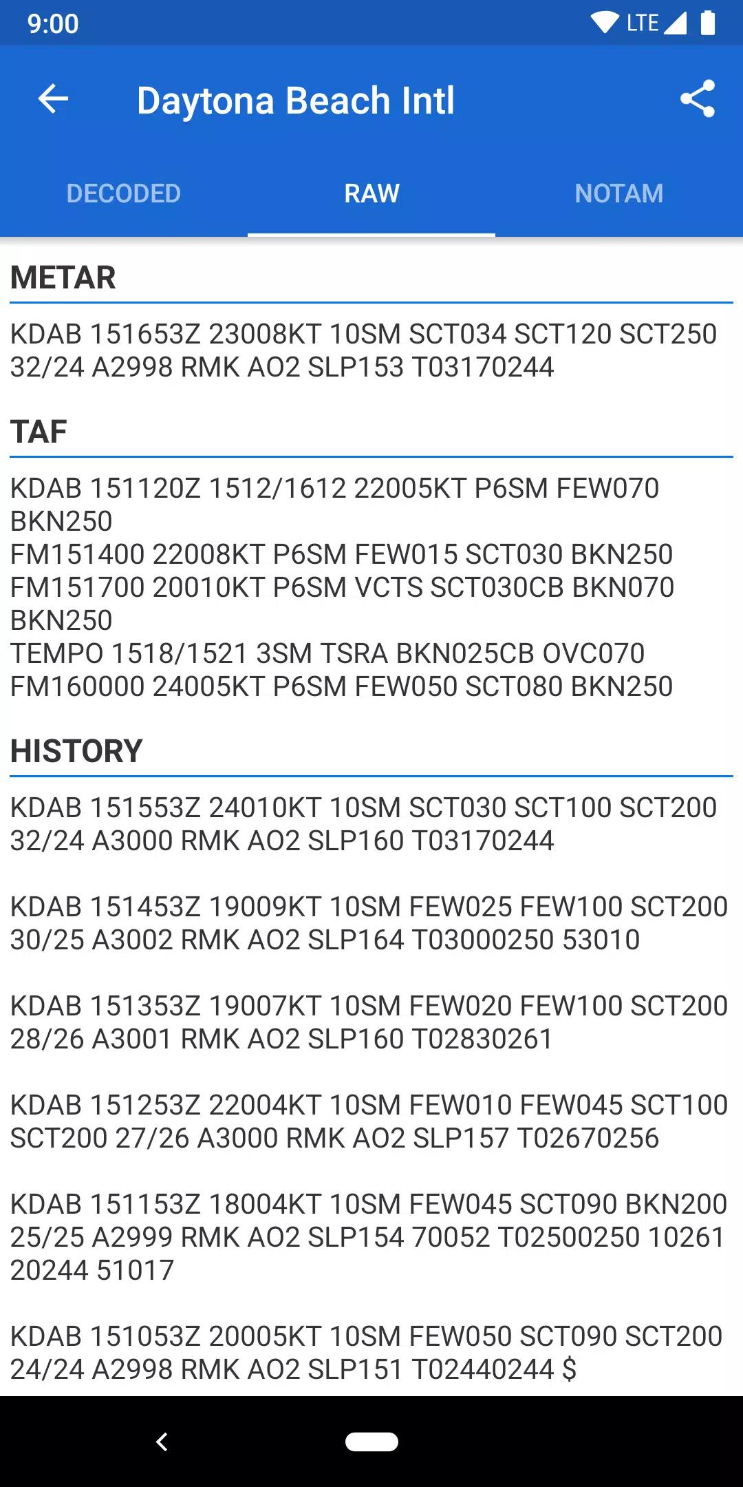 Avia Weather screenshot 3