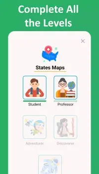 50 States: US Maps, Capitals screenshot 8