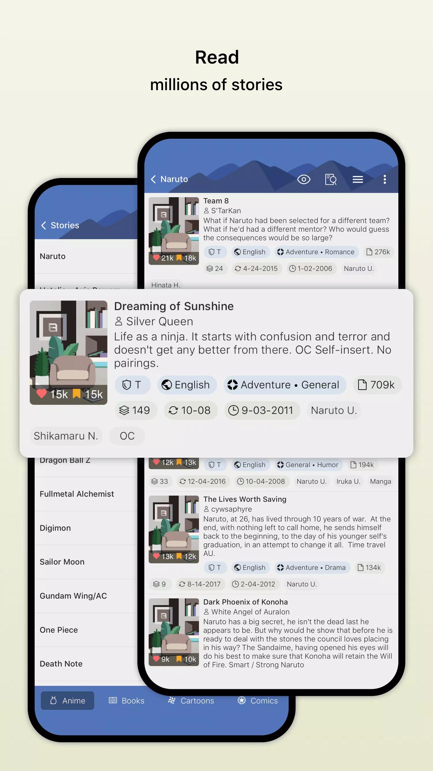 FanFiction.Net screenshot 2