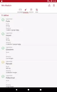 Medicinkortet screenshot 7