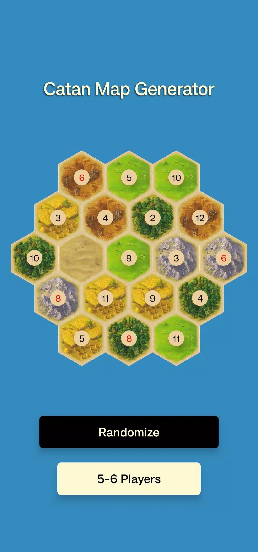 Catan Map Generator screenshot 1
