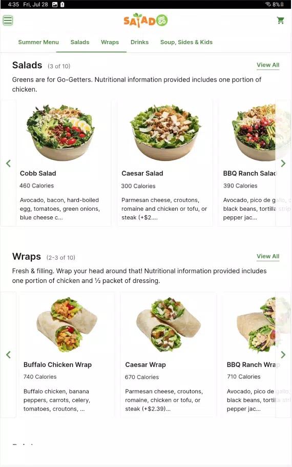Salad and Go screenshot 5