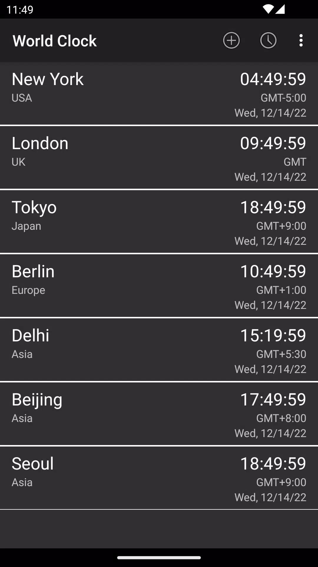 World Clock & Widget screenshot 5