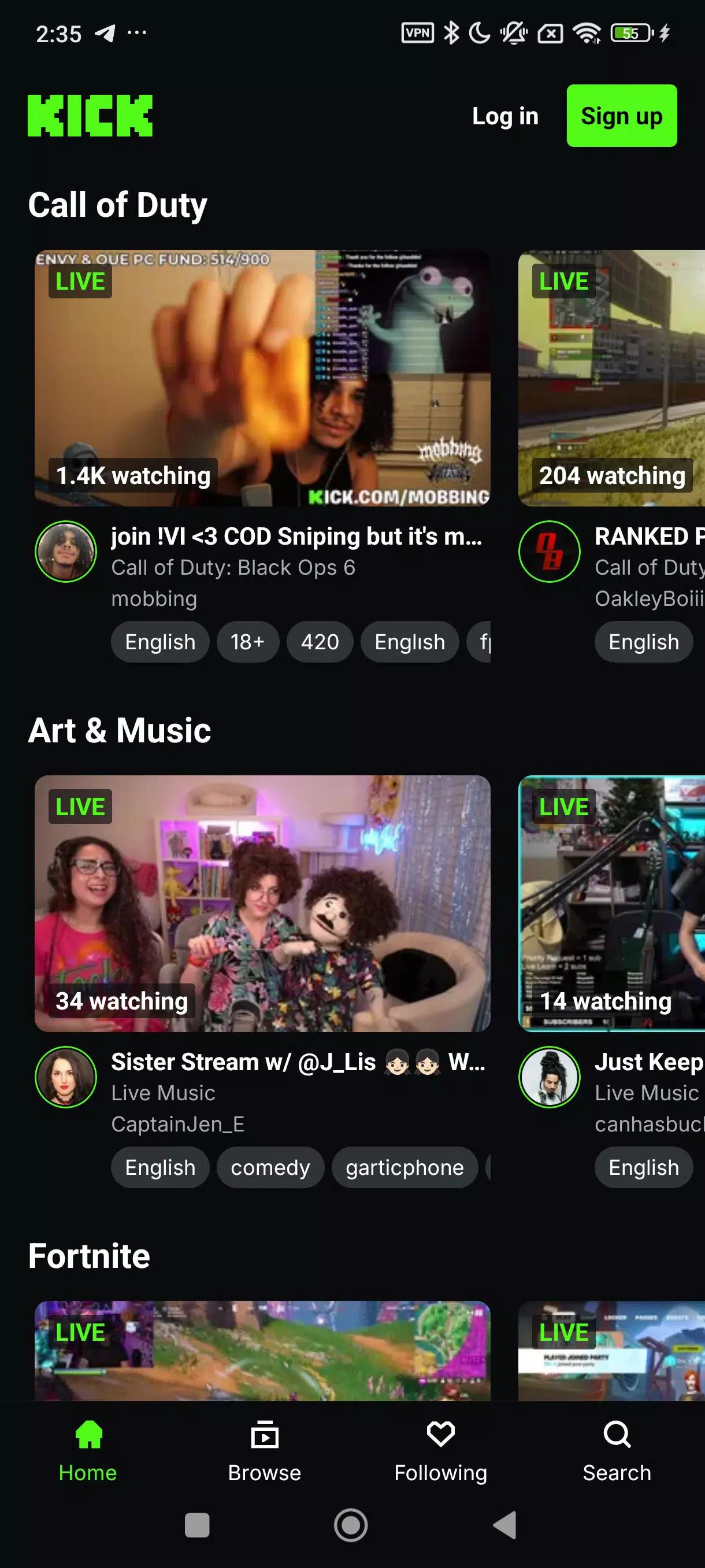 KICK: Live Streaming screenshot 5