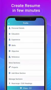 Resume - Intelligent CV maker screenshot 3