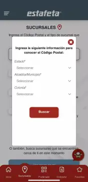 Estafeta Móvil screenshot 1