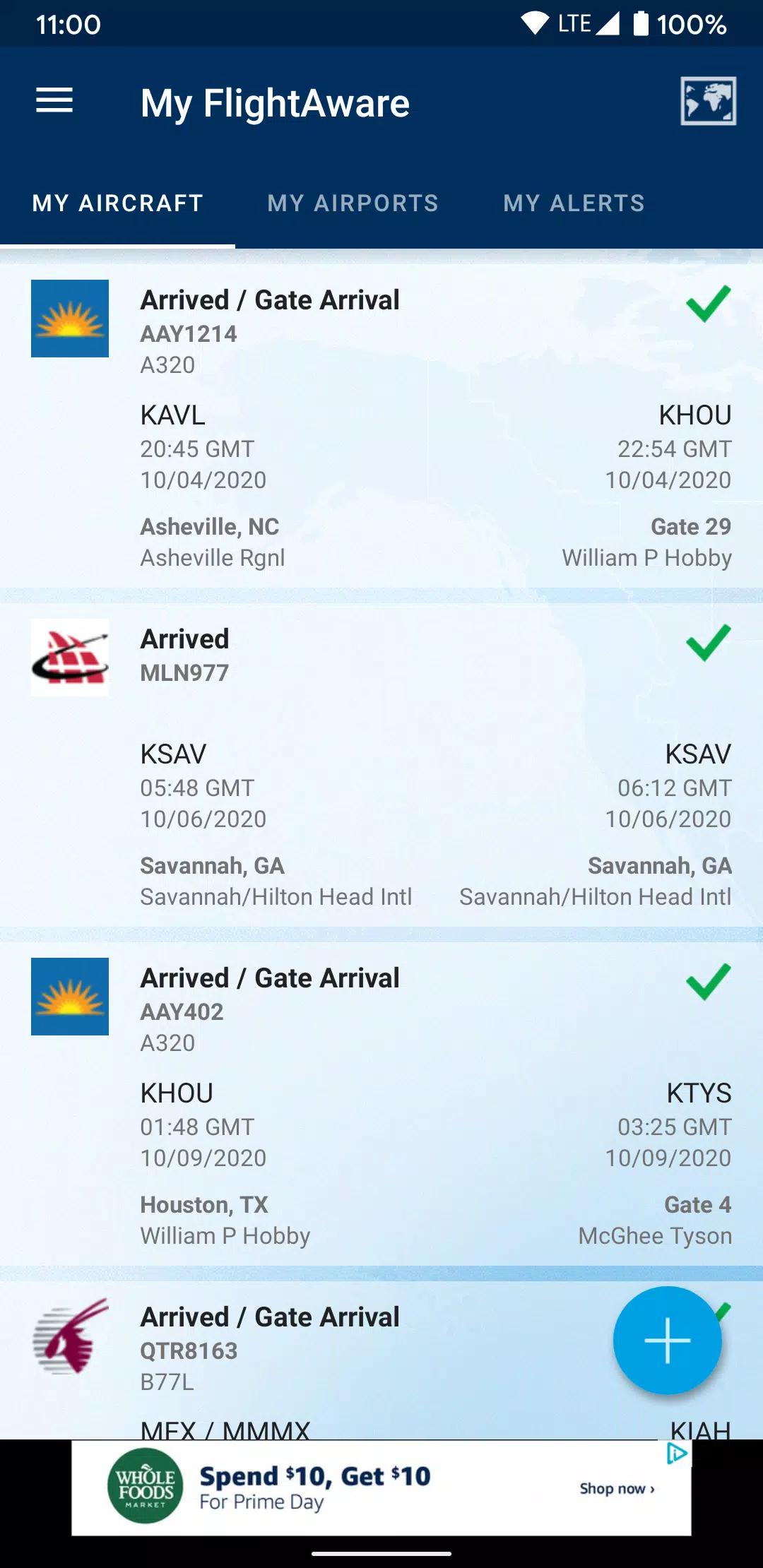 FlightAware screenshot 3