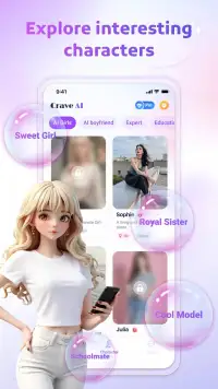 Crave AI – AI Soulmate screenshot 1