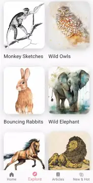 Learn to draw animals screenshot 3