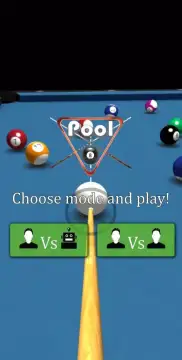 2 Player Billiards 8 Ball Pool screenshot 1