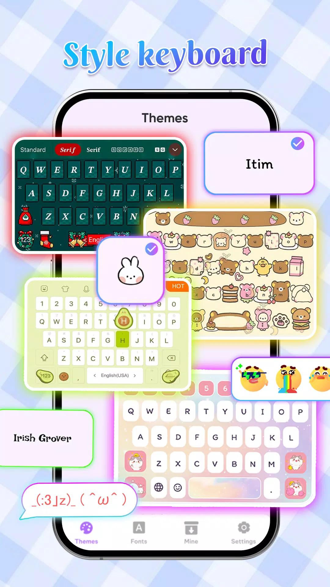 Keyboard Emoji & Sound Themes screenshot 3
