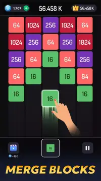 2048 Merge Games - M2 Blocks screenshot 1