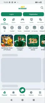Betwinner screenshot 12