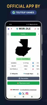 Worldle screenshot 1