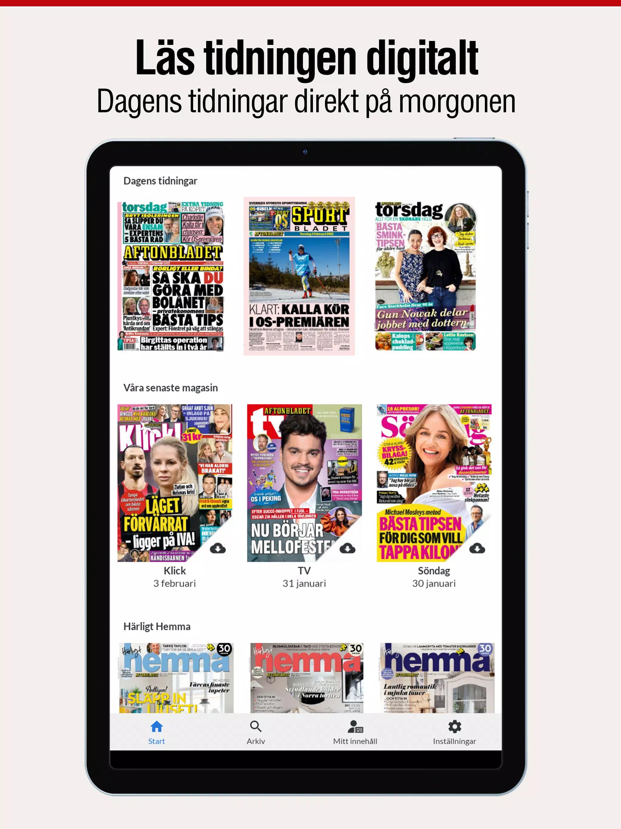 Aftonbladet tidning screenshot 5