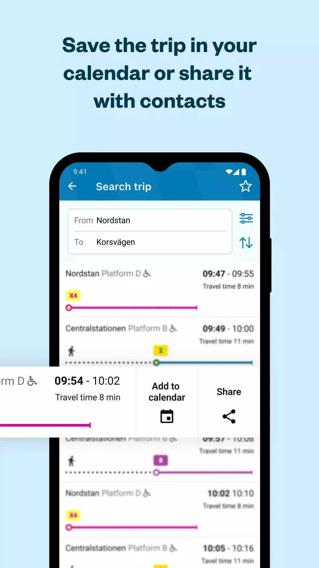 Västtrafik screenshot 5