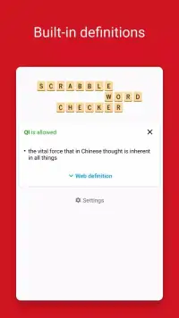 Word Checker for SCRABBLE screenshot 1