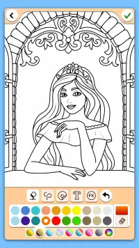 Princess Coloring Game screenshot 3