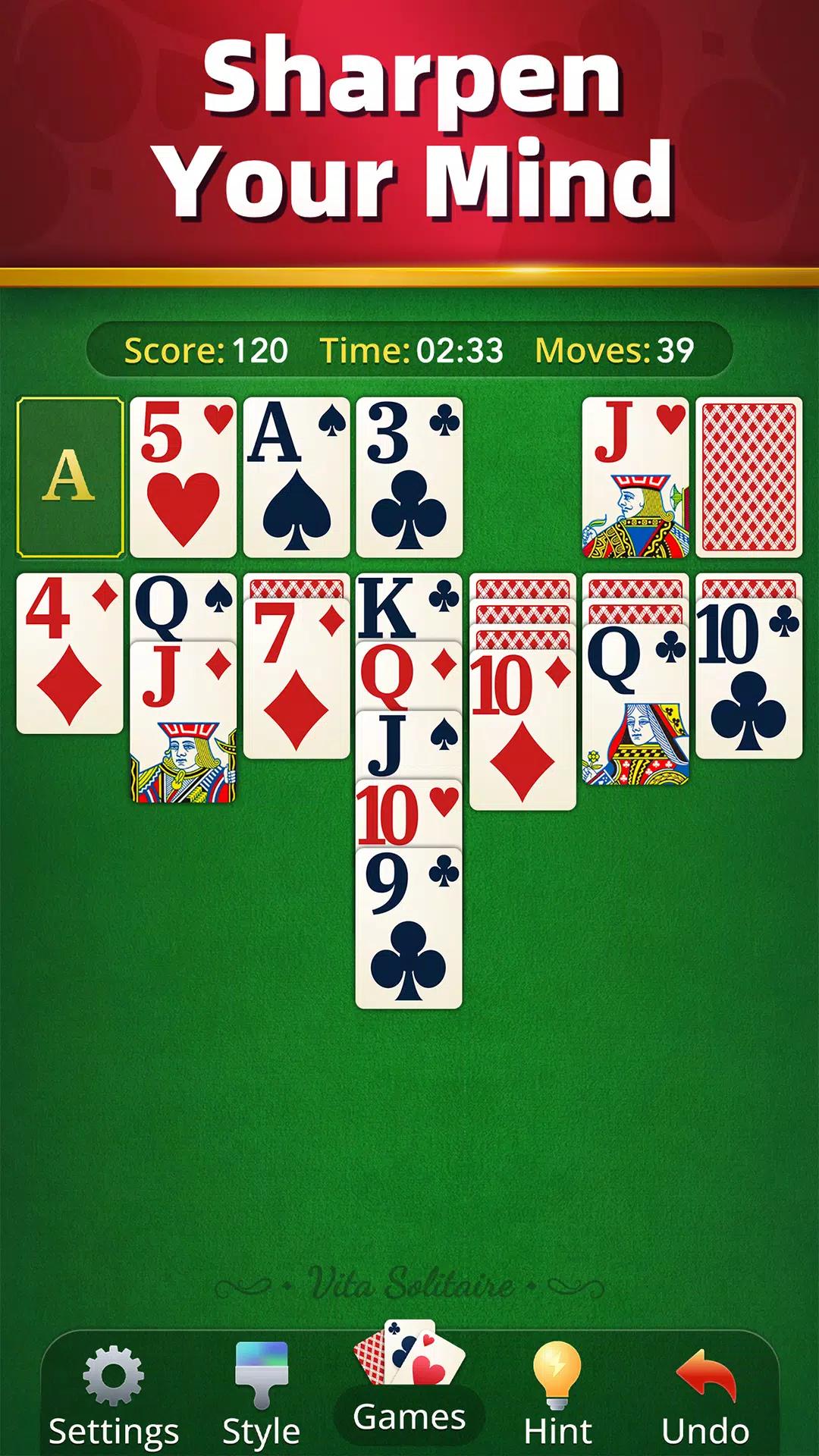 Vita Solitaire screenshot 4