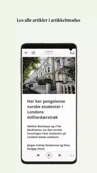 Aftenposten e-avis screenshot 2
