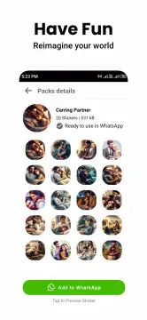 Romantic Stickers screenshot 6