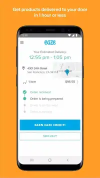 Eaze screenshot 2